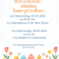 Einladung Osterfr&uuml;hst&uuml;ck Kindergottesdienst